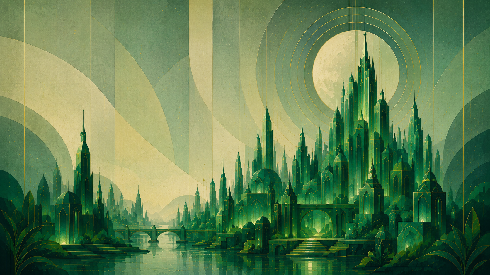 Smaragdenstadt aus dem Musical Planet Ozz der Heimatbühne Welsberg